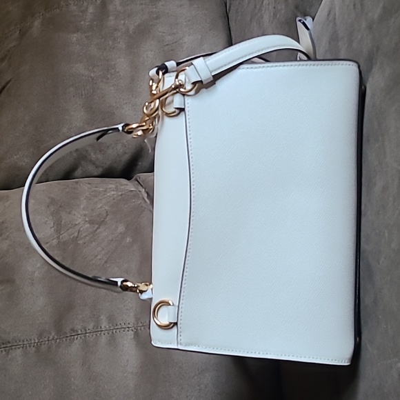 SOLD Coach Tilly Top Handle in Winter White/Chalk - Picture 2 of 10